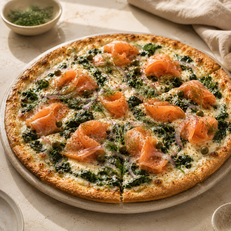 Creamy Spinach Smoked Salmon