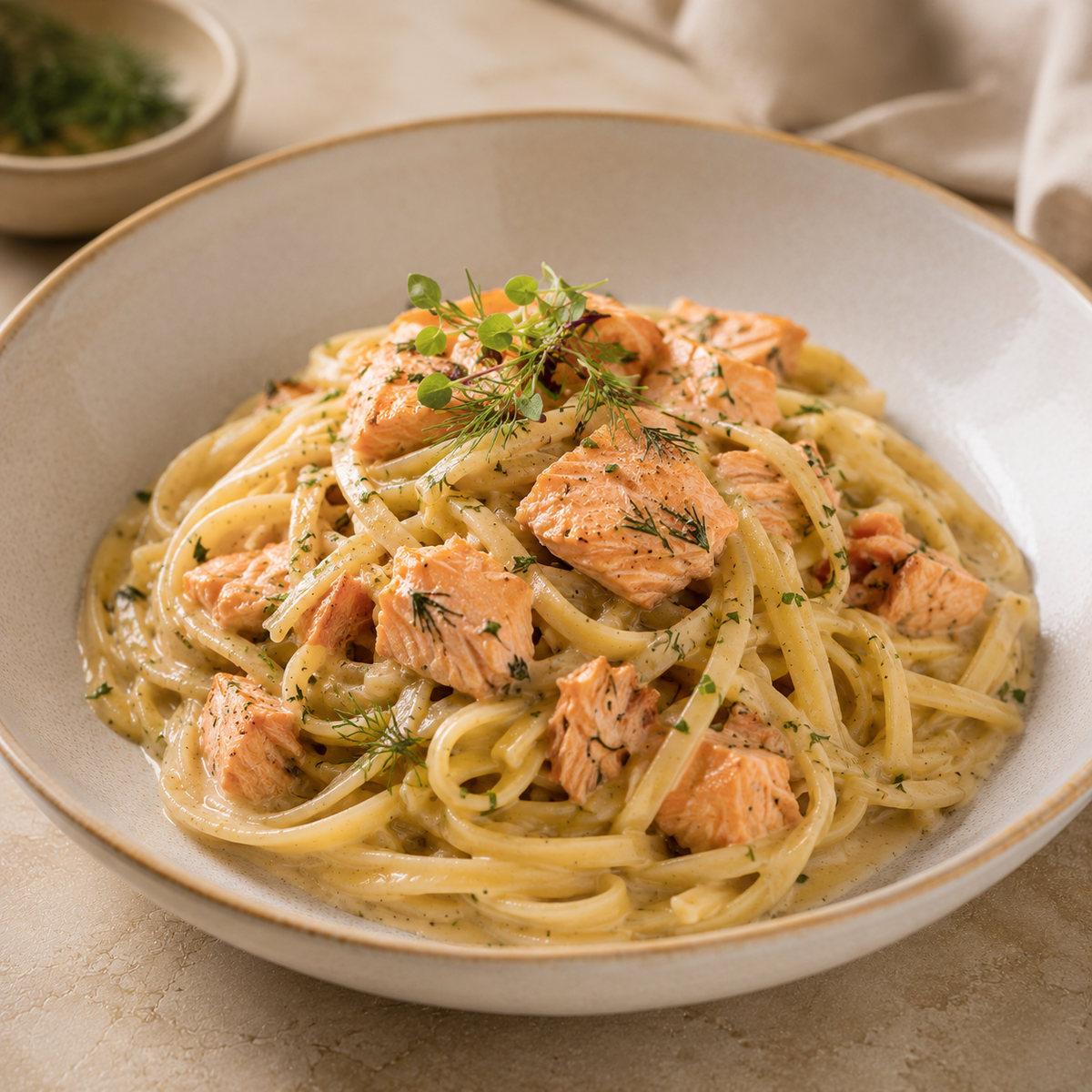 Salmon Tagliatelle