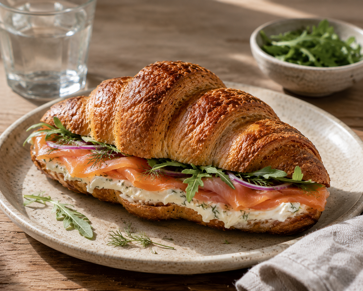 Croissant Smoked Salmon & Cream Cheese