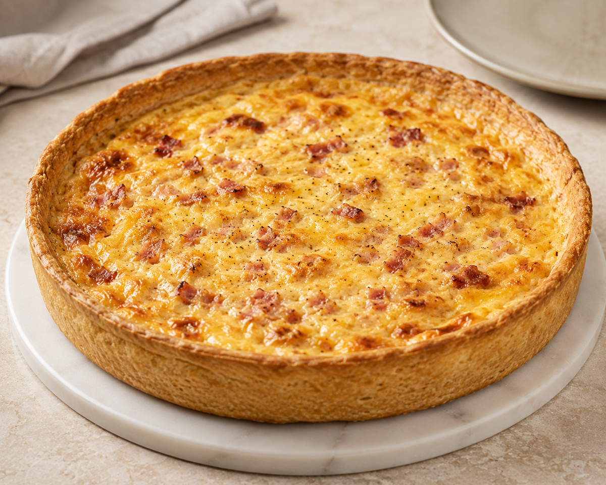 Quiche Lorraine detail