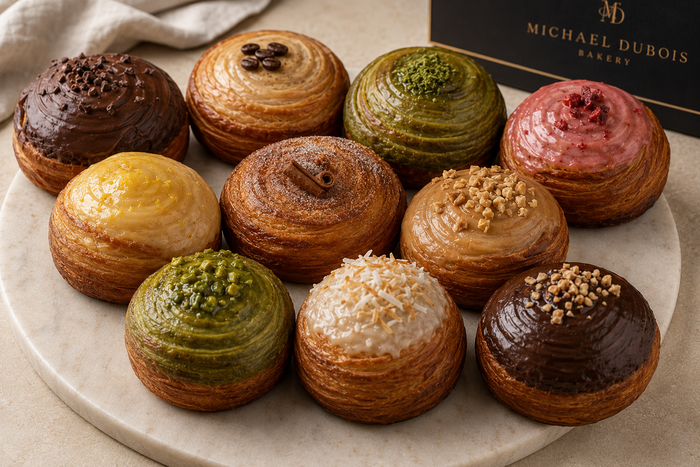 Low-Carb Round Flavored Croissants by MD Bakery