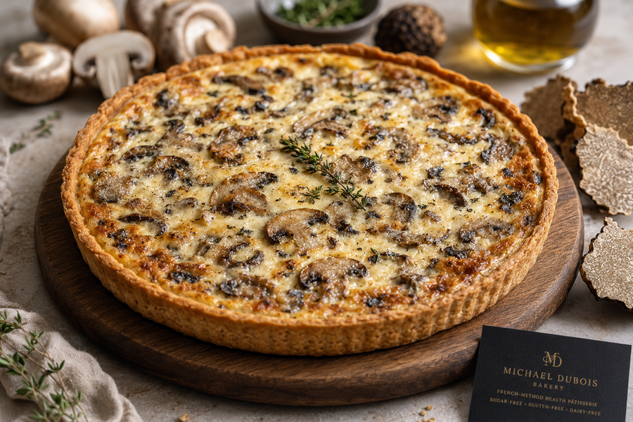 Mushroom & White Truffle Quiche
