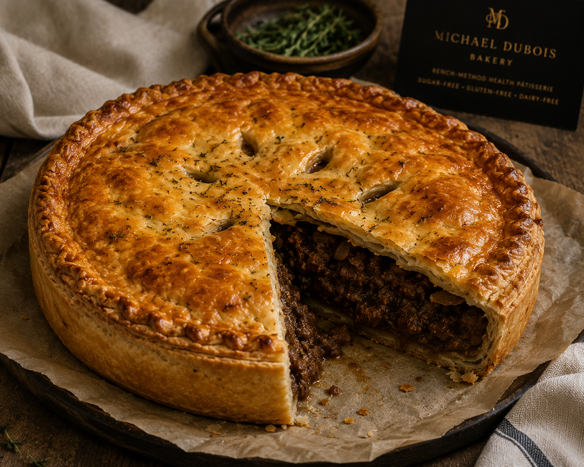 Angus Beef Pie detail