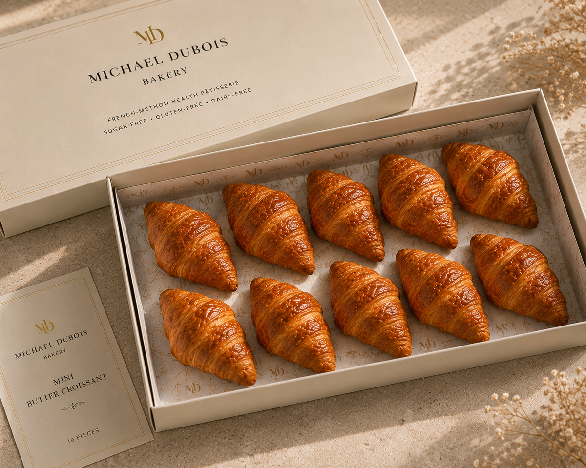 Low-Carb Butter Croissants Box detail
