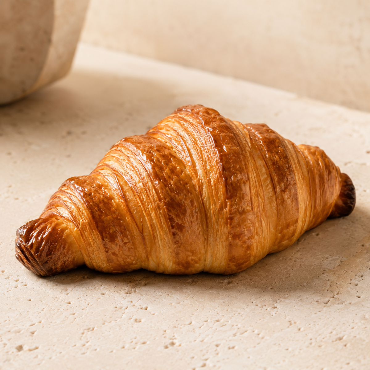 Box of 6 low-carb butter croissants by Chef Michael Dubois